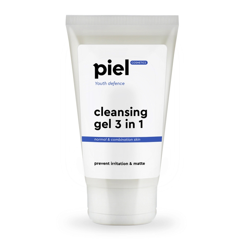 Гель для вмивання нормальної та комбінованої шкіри Cleansing Gel 3 in 1